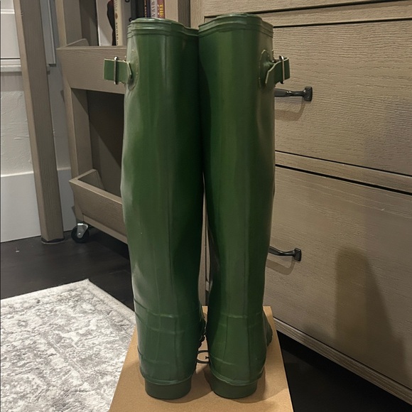 Hunter Forest Green Knee-High Boots - Picture 5 of 10